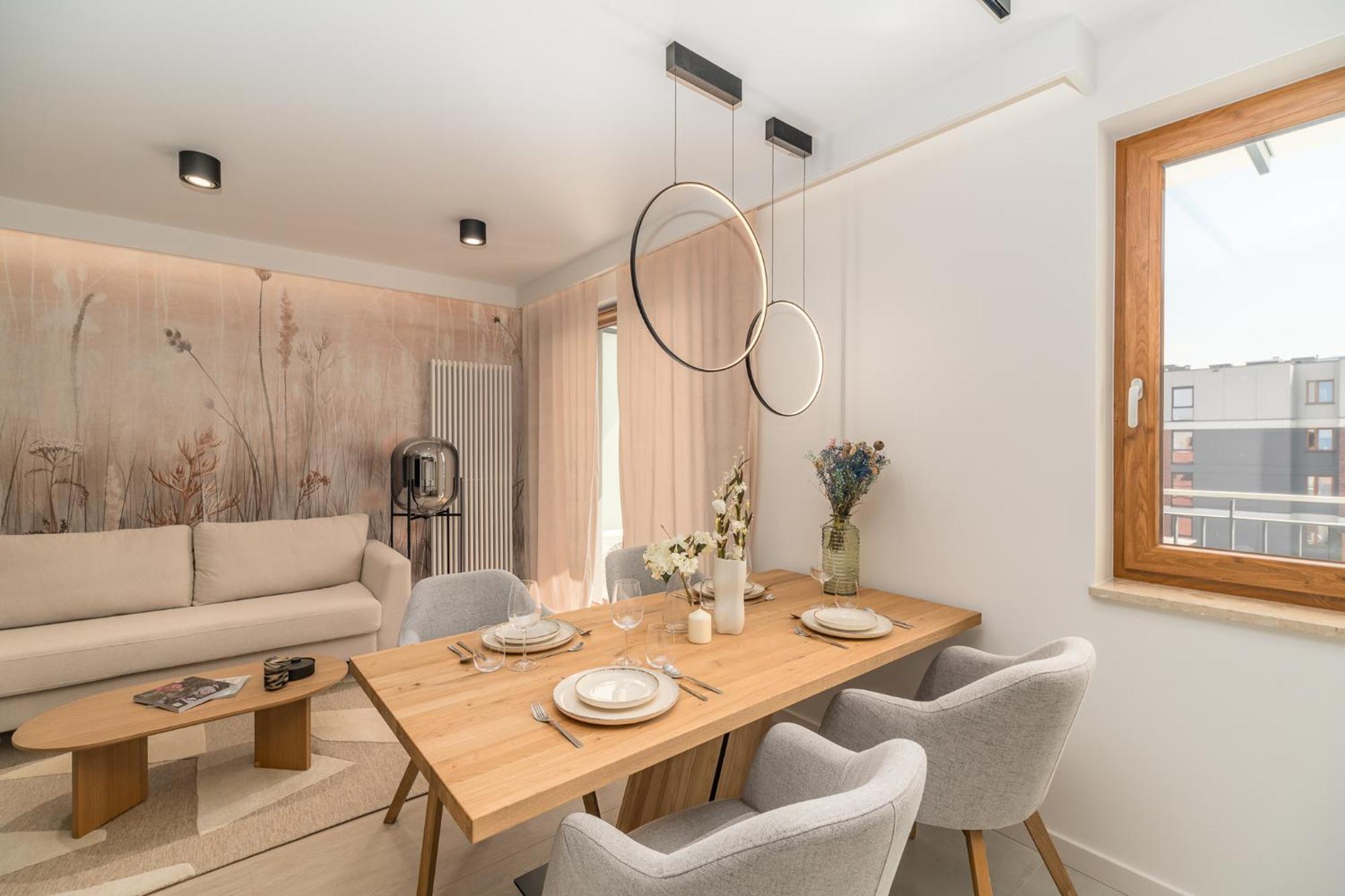 Leilighet Prestige - 61m2, Parking, Balcony, Workspace, Ac - By Rentujemy *